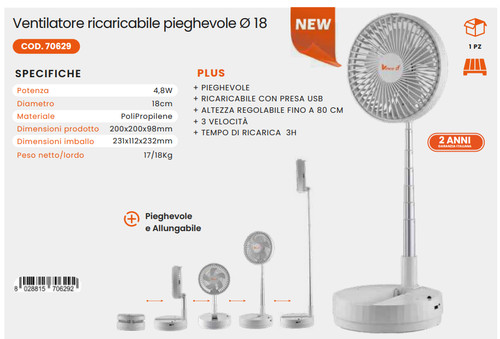 Ventilatore ricaricabile - ventilatore,